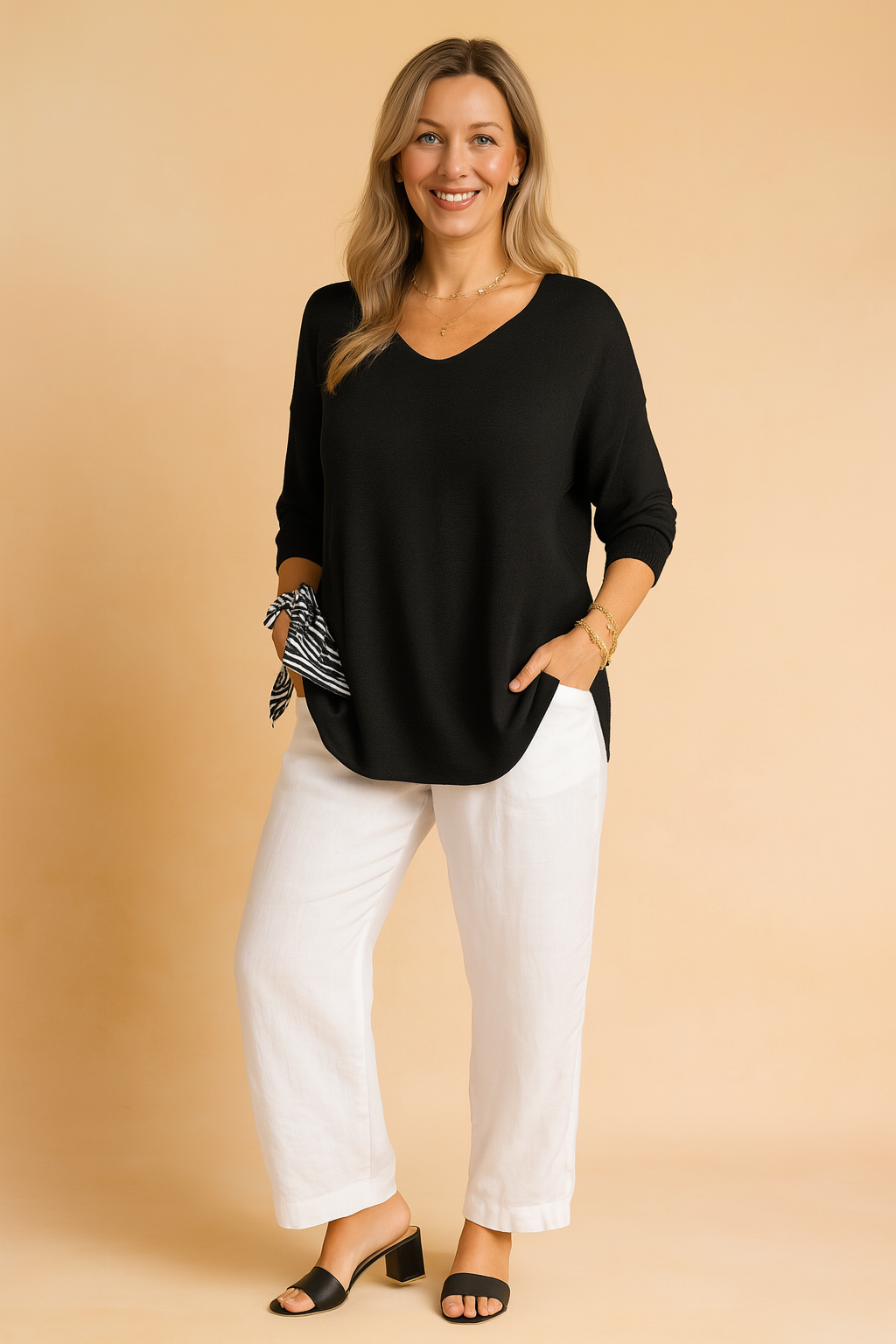 Barbara | Casual Elegance with a V-Neck