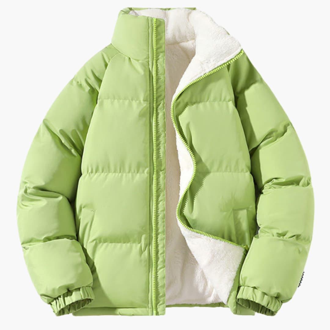 Black Puffer Jacket Women - Warm Winter Coats for Women with Fleece Lining and Hood