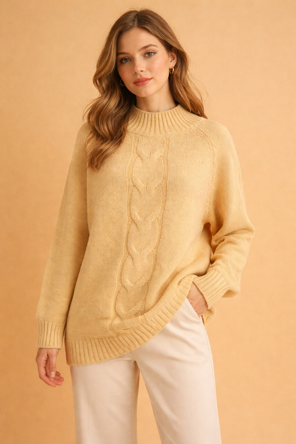 Oliwia | Oversized turtleneck sweater