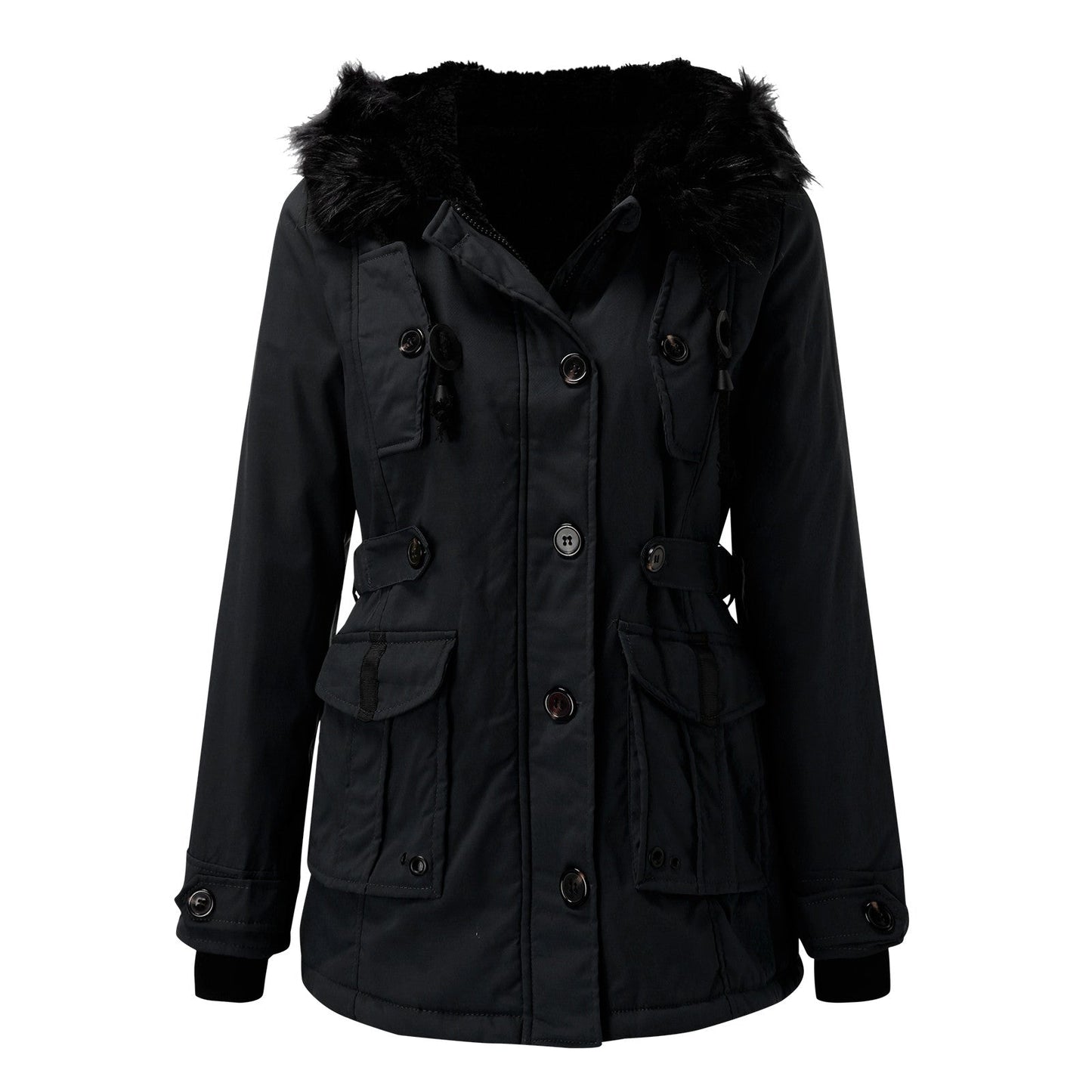 Elegant Women’s Hooded Winter Coat for Stylish Warmth