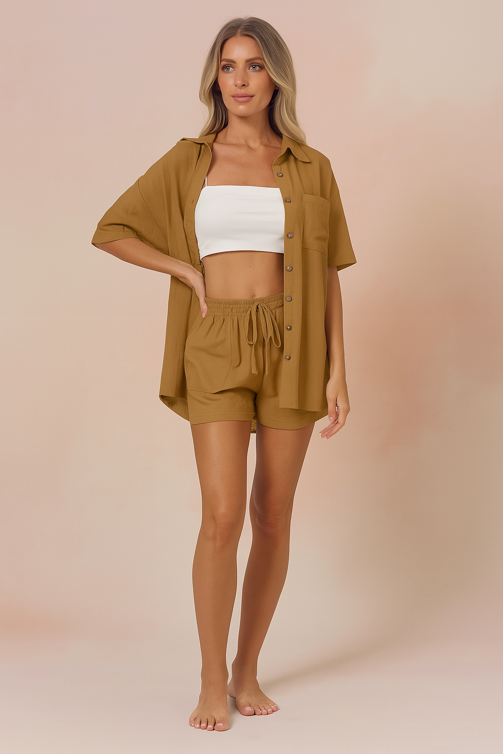 Kirra | Comfortable, loose top and casual short set