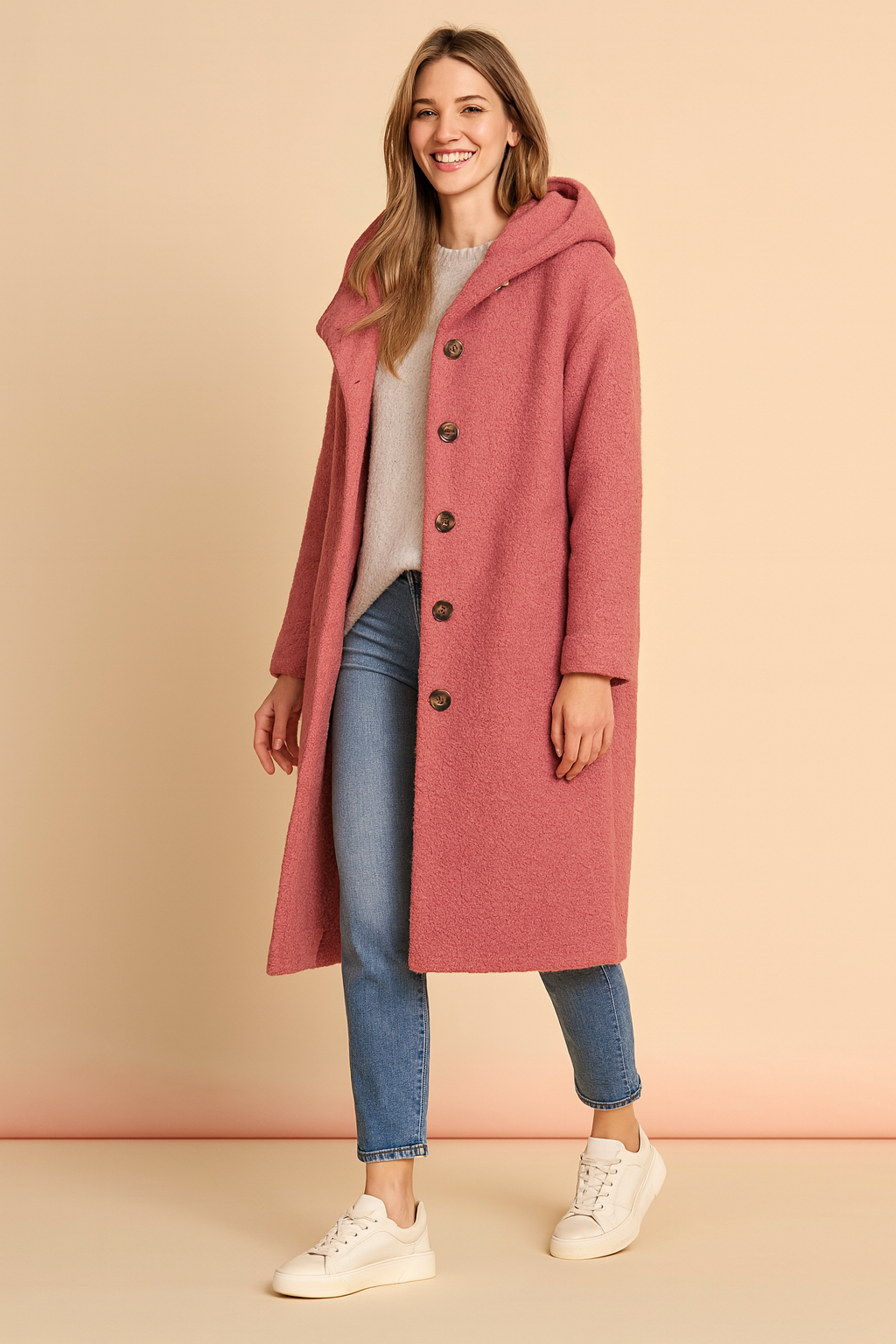 Klara | Stylish coat with a collar