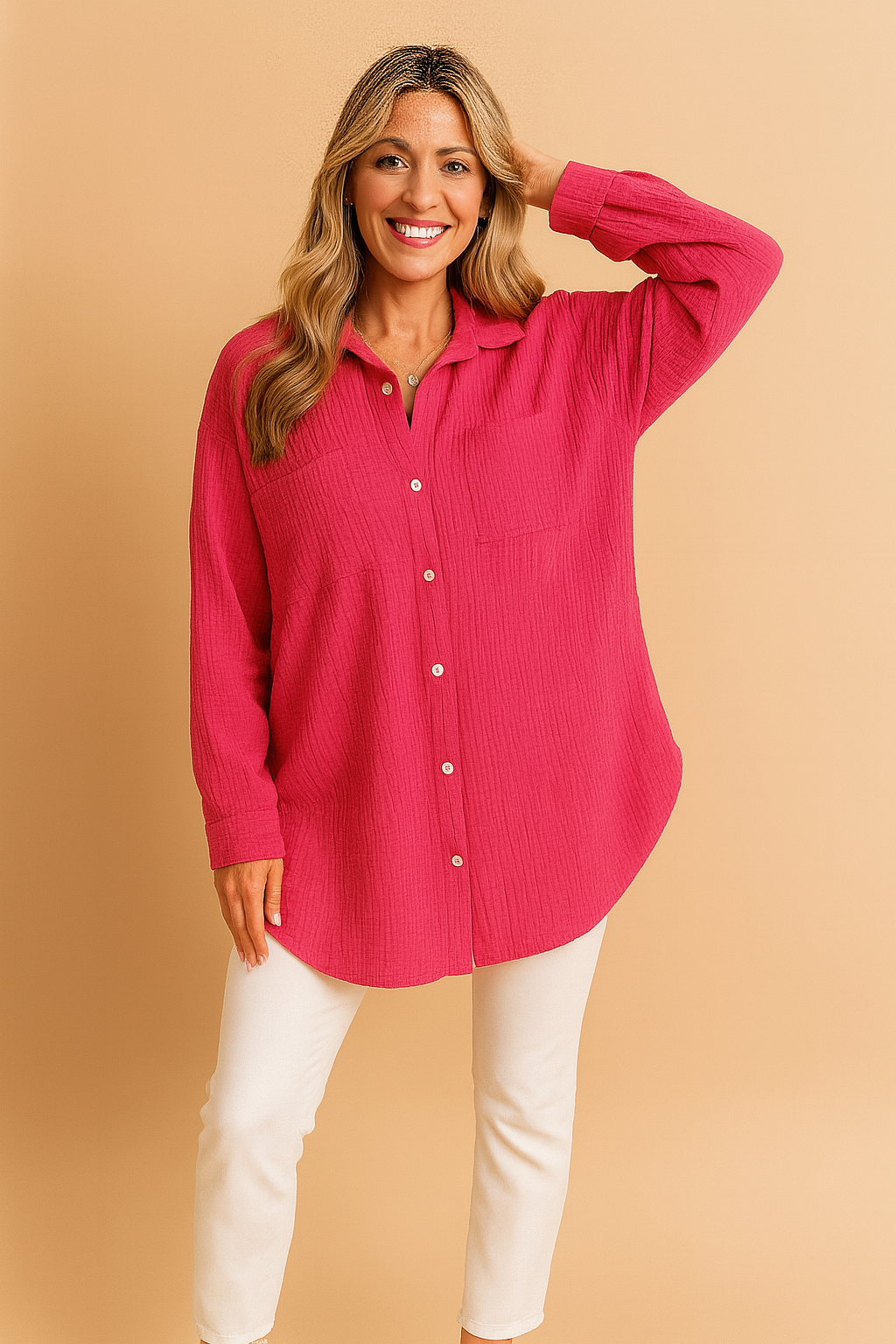 Milena | Stylish Button-Up Blouse