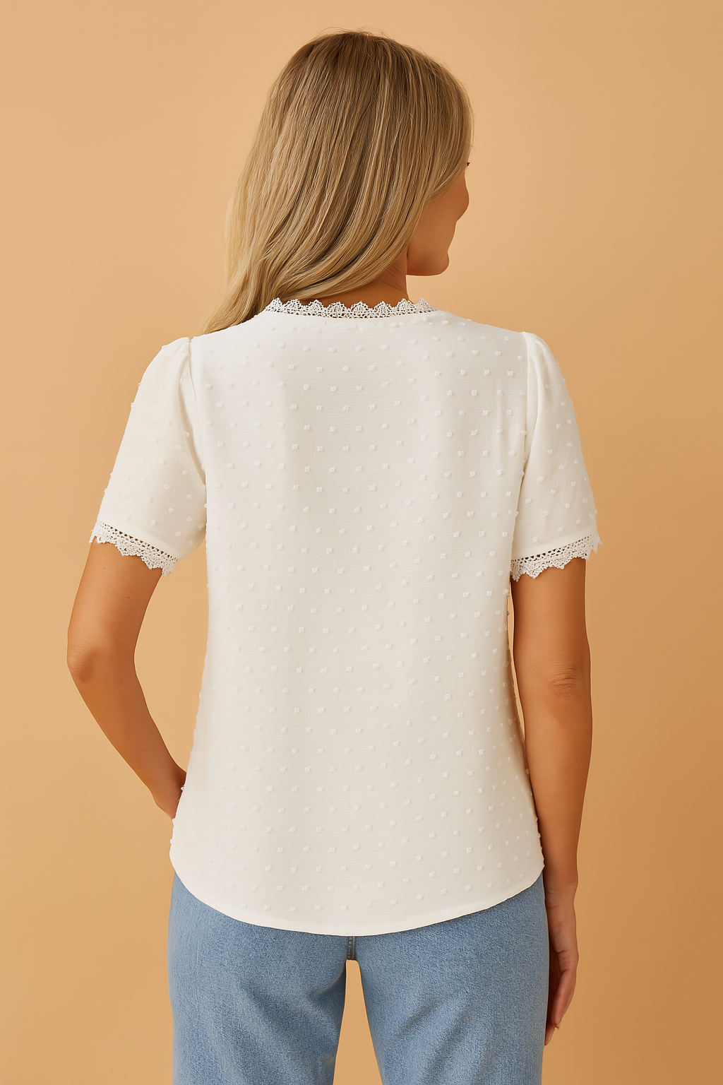 Teresa | Stylish blouse with delicate embroidery