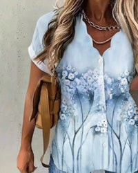 Floria | Romantic blouse with a floral print