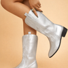 AMELIA | Stylish PU Leather Soft Lining Cowboy Boots