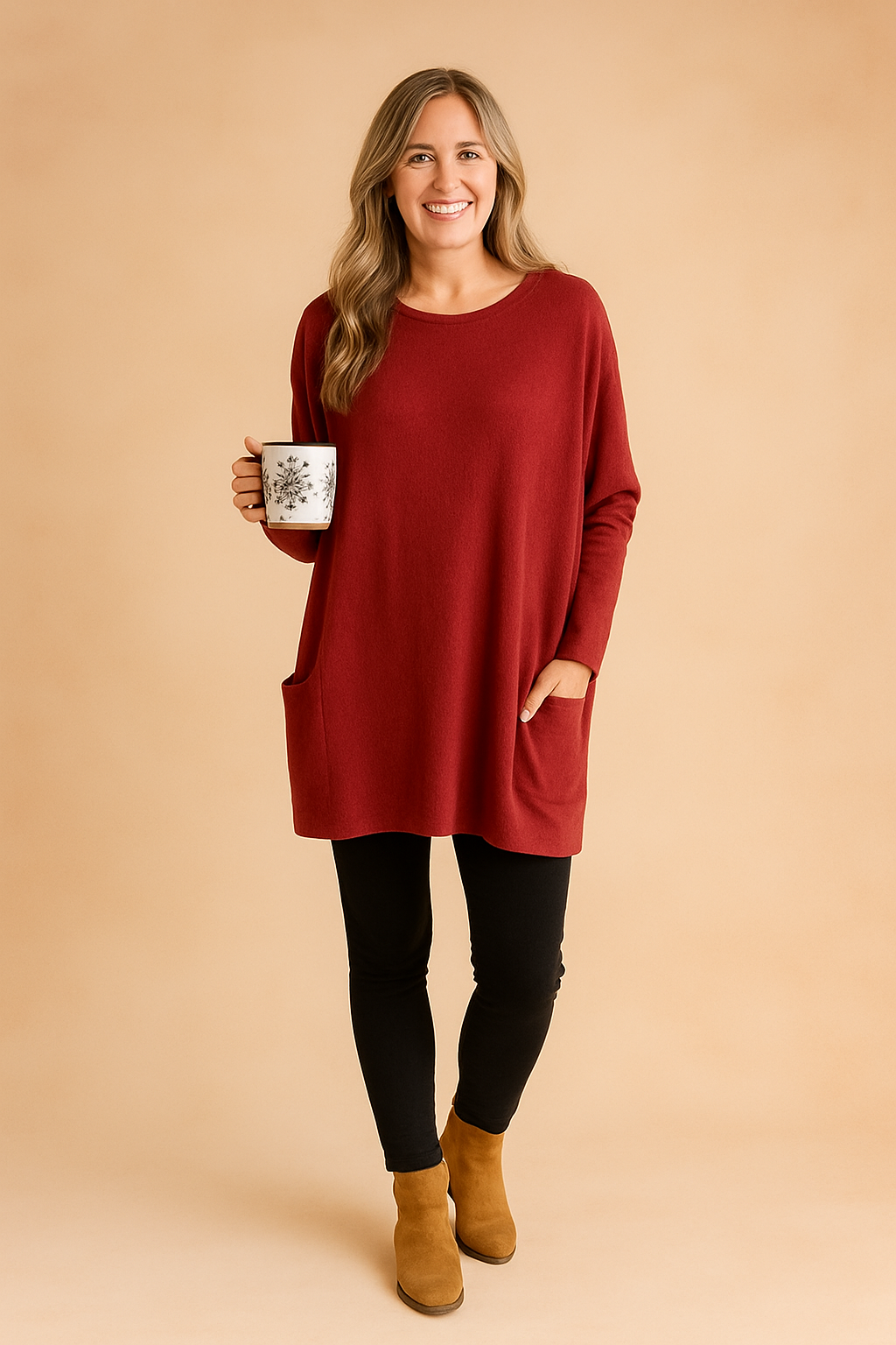 Adele | Oversized Pocket Sweater for Everyday Use