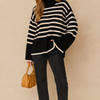 Adrianna | Striped turtleneck sweater