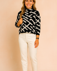 Alexandria | Classic Sweater with a Subtle Pattern