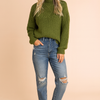 Alicja | Cable-knit turtleneck sweater