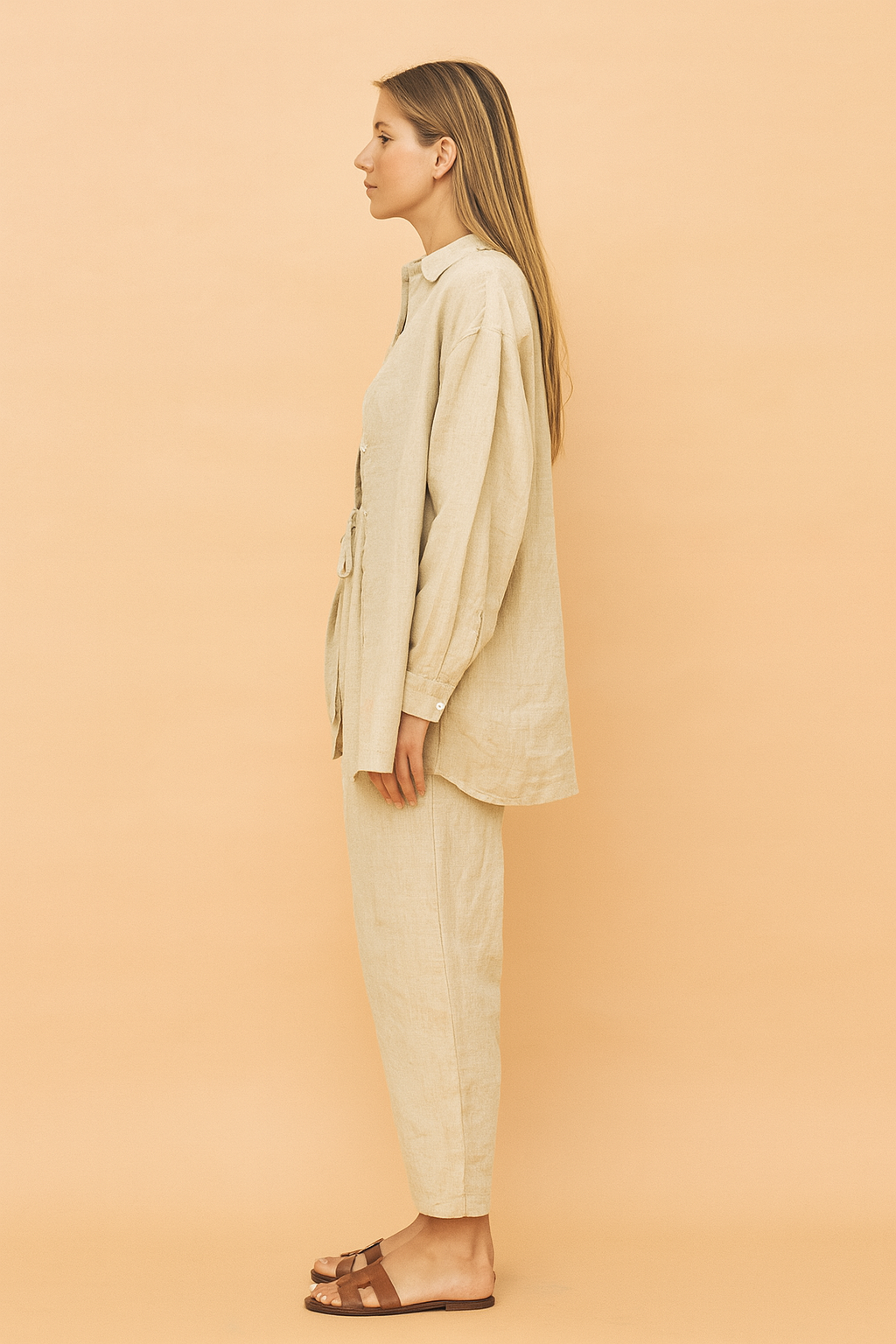 Amy | Comfortable blouse and button-up pants