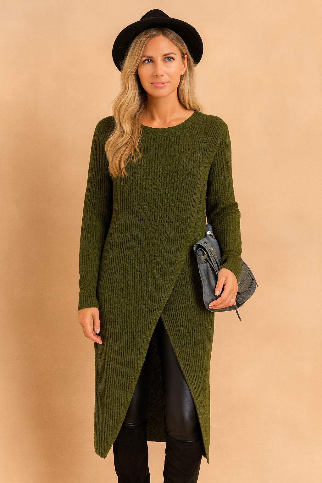 Andi | Stylish wrap sweater