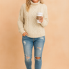 Aria | Classic turtleneck design with texture