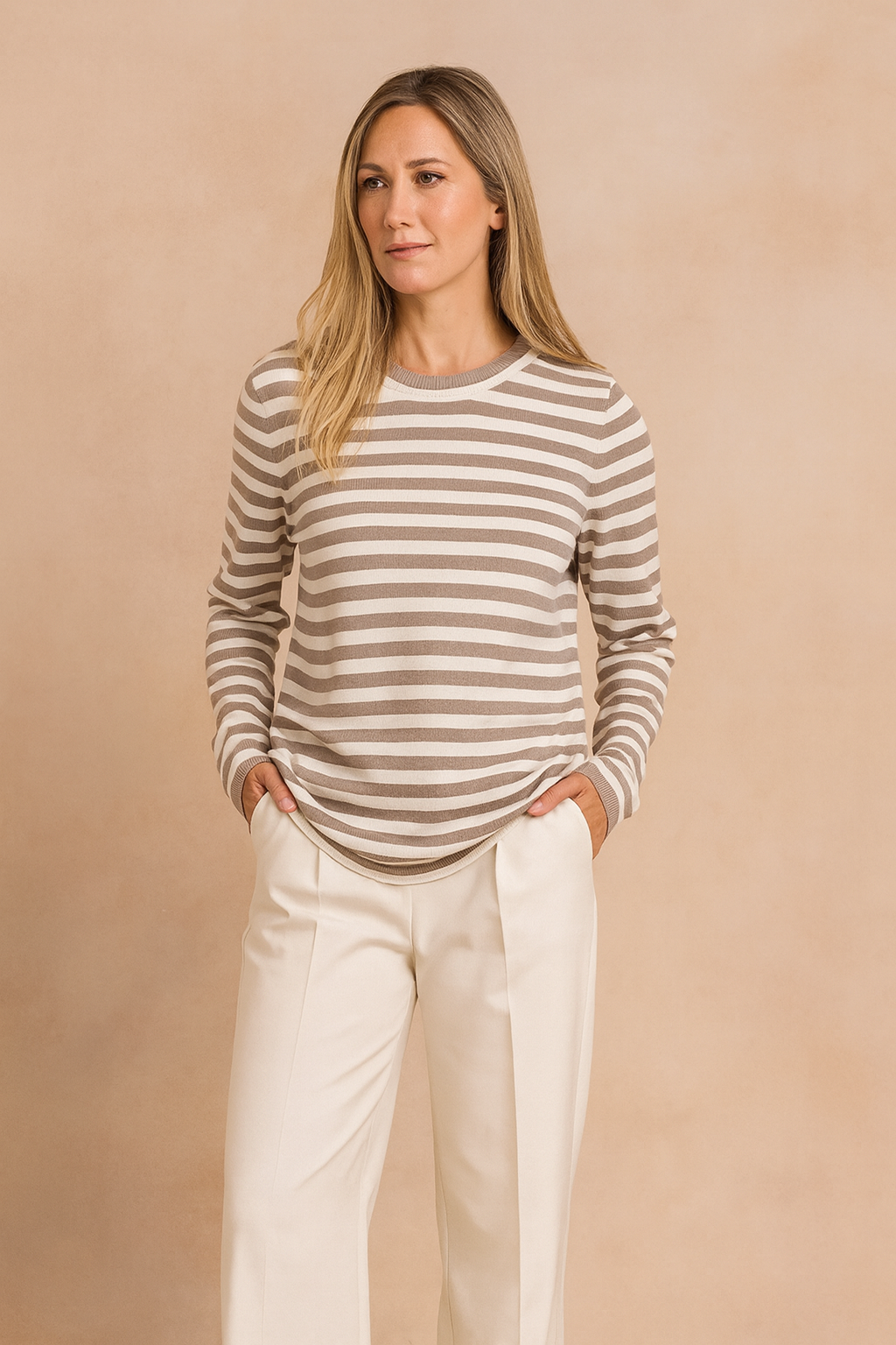 Arna | Classic striped knit sweater