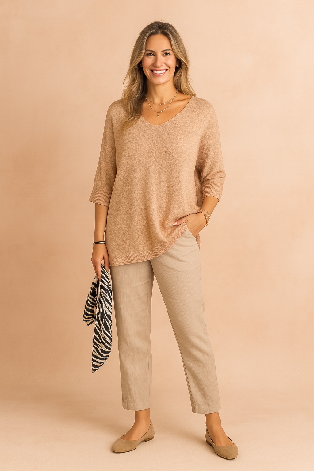 Barbara | Casual Elegance with a V-Neck