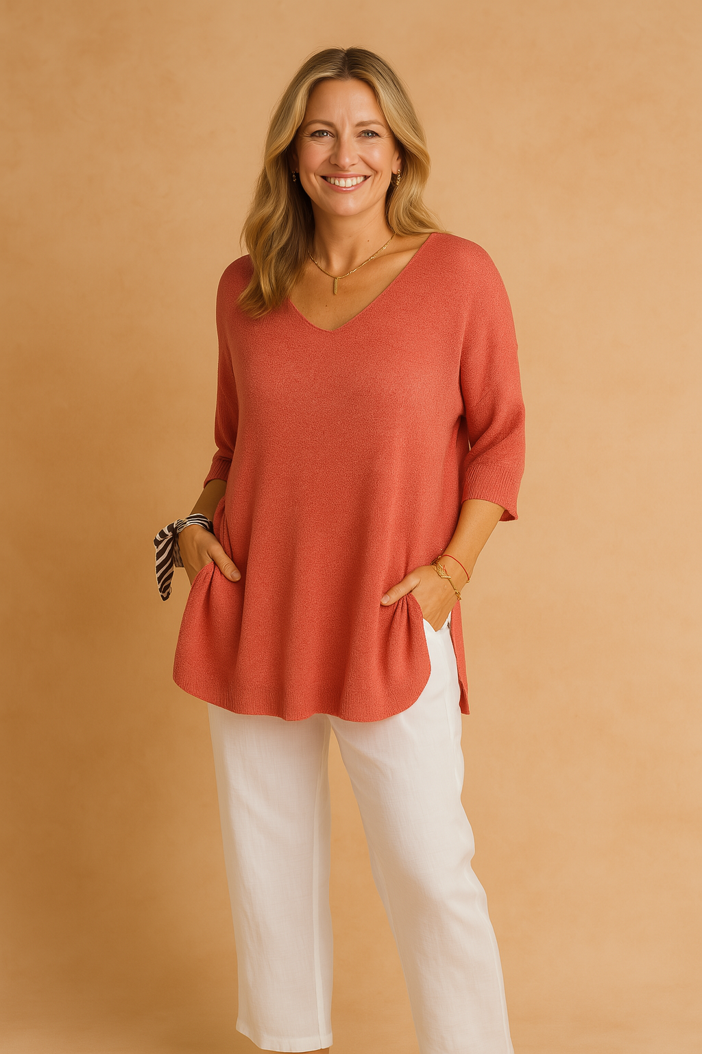 Barbara | Casual Elegance with a V-Neck