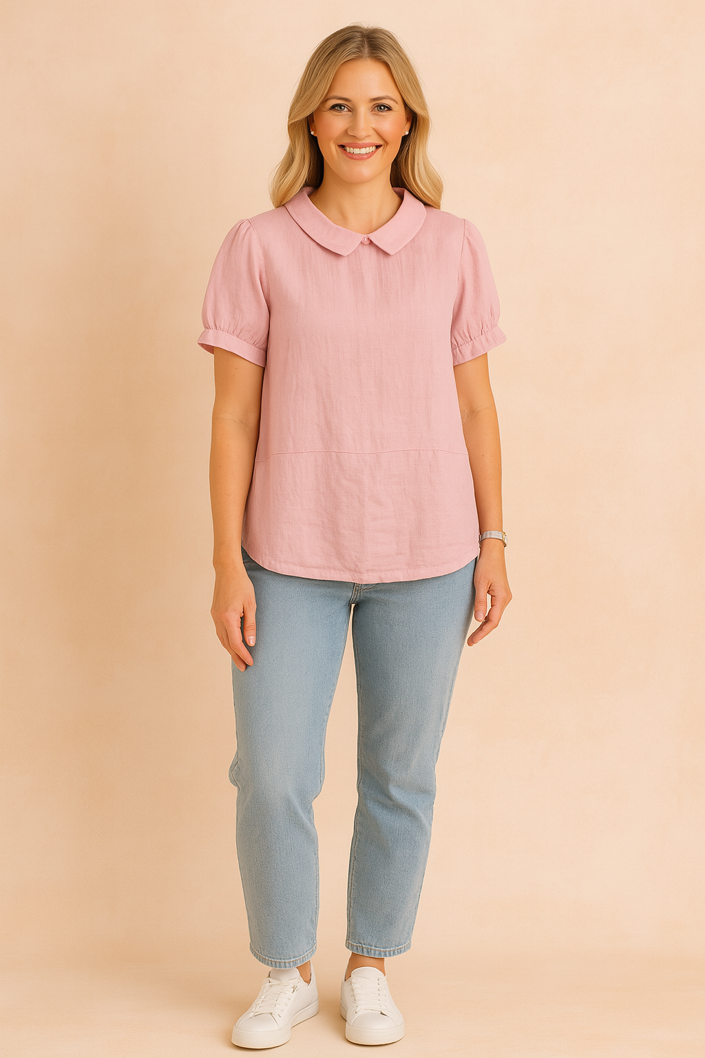 Bella | Cropped top with collar