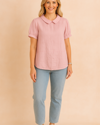 Bella | Cropped top with collar