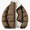 Black Puffer Jacket Women - Warm Winter Coats for Women with Fleece Lining and Hood