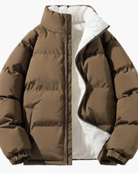 Black Puffer Jacket Women - Warm Winter Coats for Women with Fleece Lining and Hood