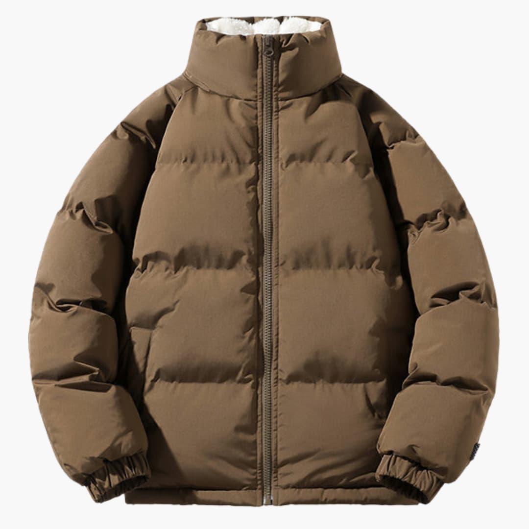 Black Puffer Jacket Women - Warm Winter Coats for Women with Fleece Lining and Hood