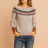 Boho Pattern Pullover | Geometric Pattern Sweater