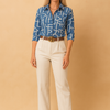CARMEN | Chic printed shirt blouse