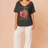 CLARA | T-shirt with a fun print and a loose fit