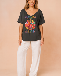 CLARA | T-shirt with a fun print and a loose fit