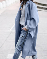 Dazena | Women's Elegant Winter Trench Coat | Long