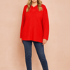 Dorota | Oversized V-neck sweater