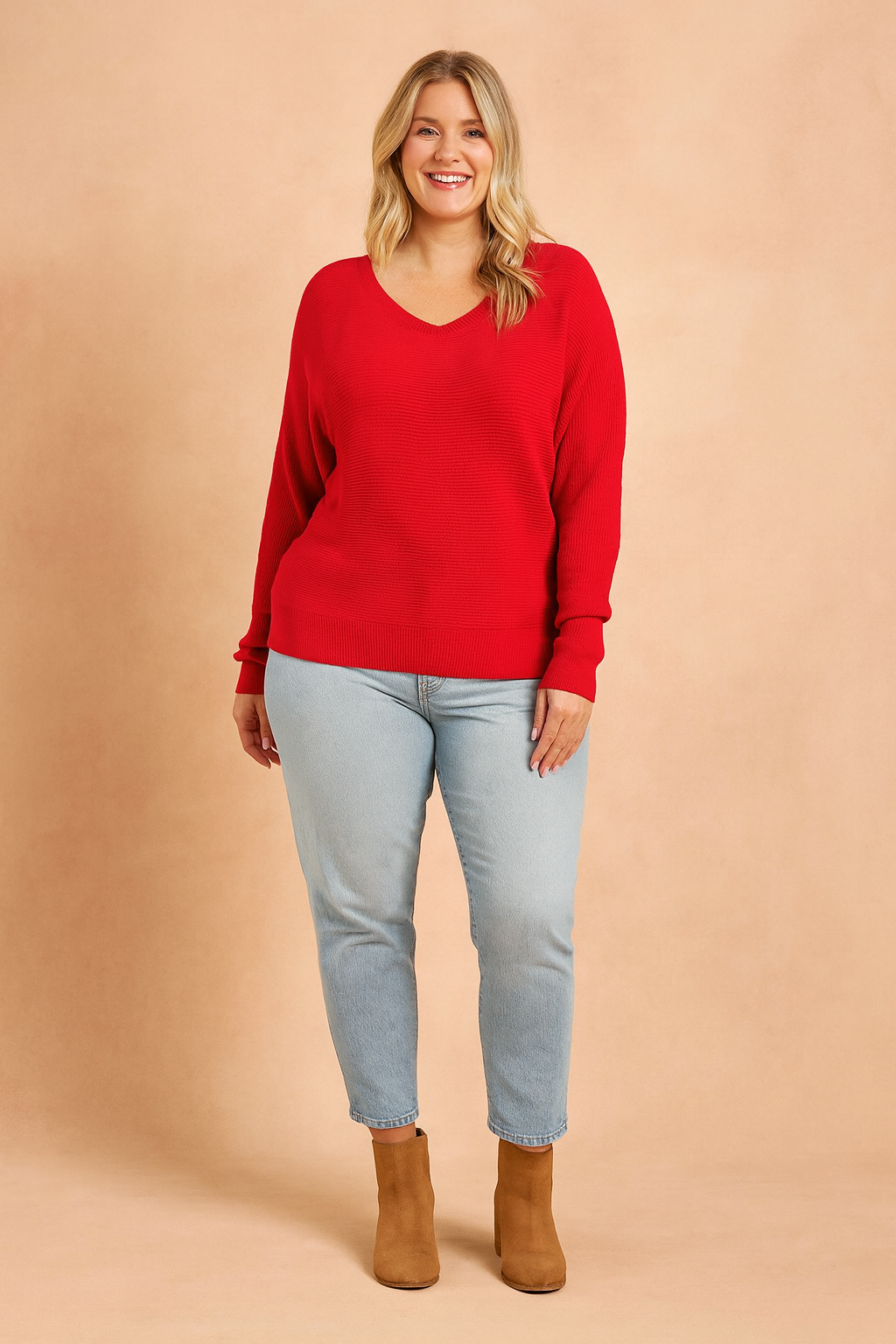 Dorota | Oversized V-neck sweater