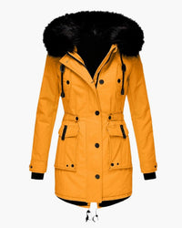 Elegant Women’s Hooded Winter Coat for Stylish Warmth