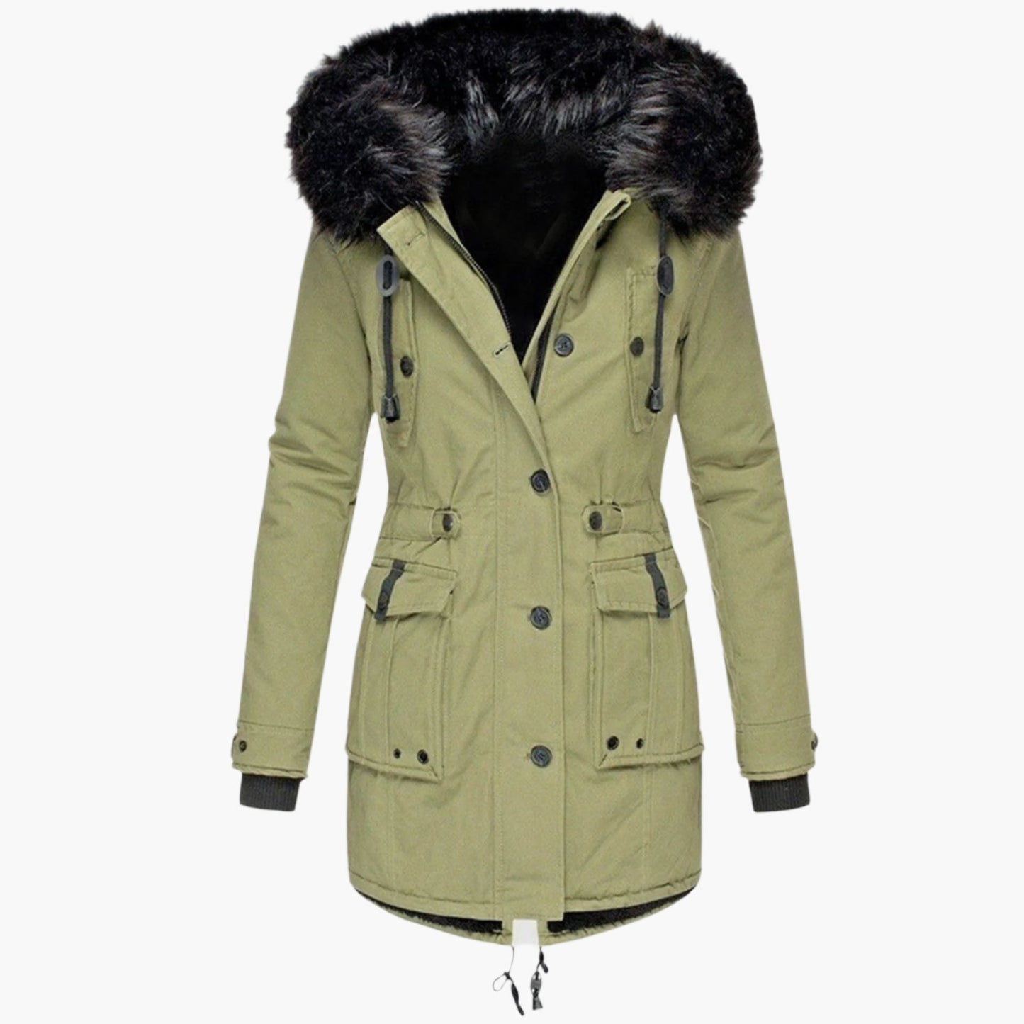 Elegant Women’s Hooded Winter Coat for Stylish Warmth