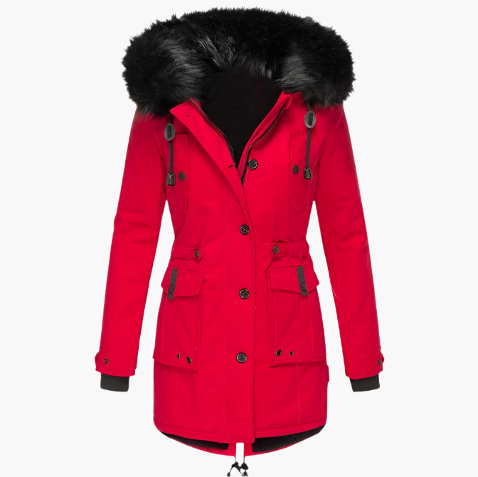 Elegant Women’s Hooded Winter Coat for Stylish Warmth