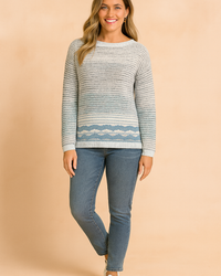 Elise | Subtle Stripes Sweater