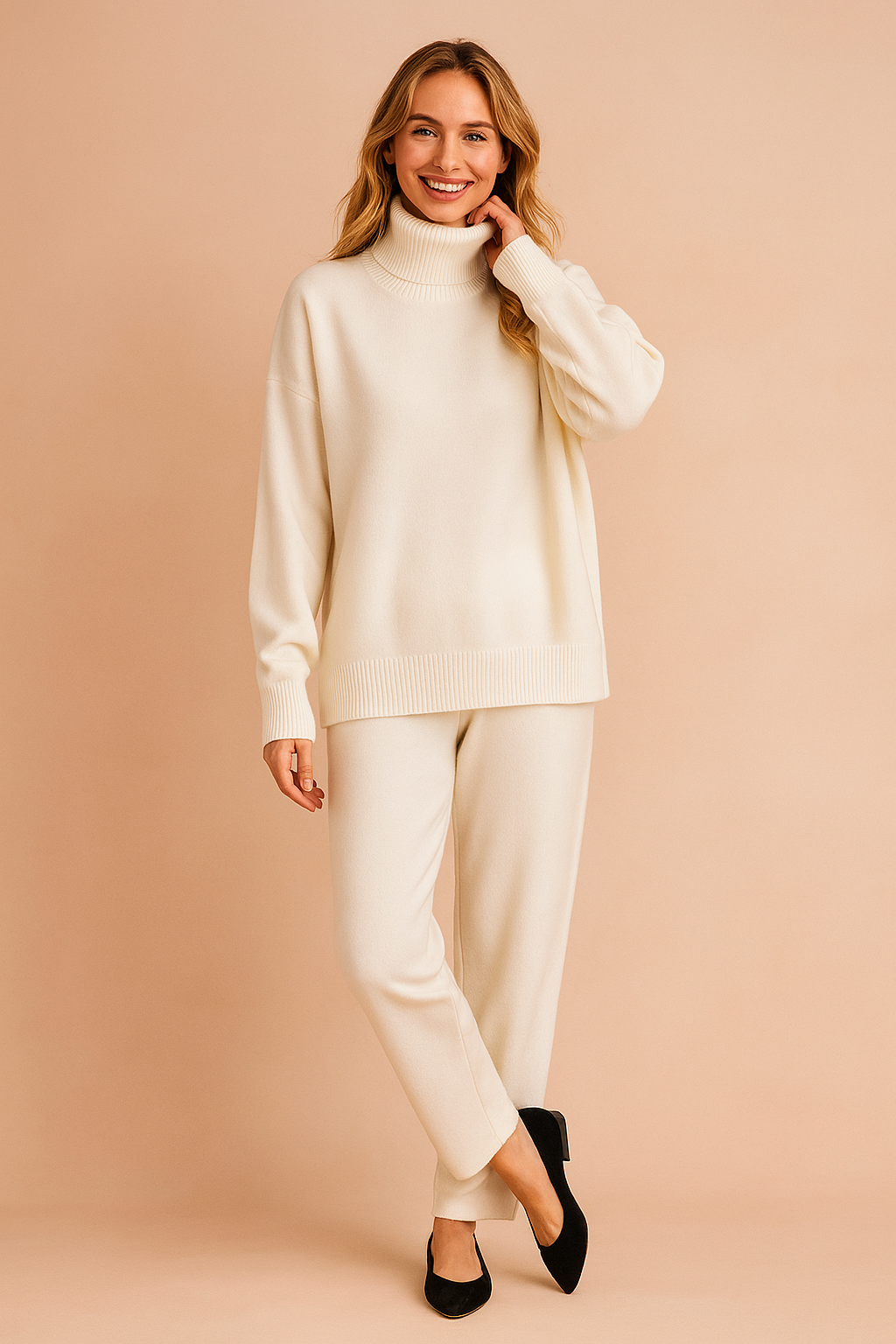 Eliza | Classic turtleneck sweater in a loose fit