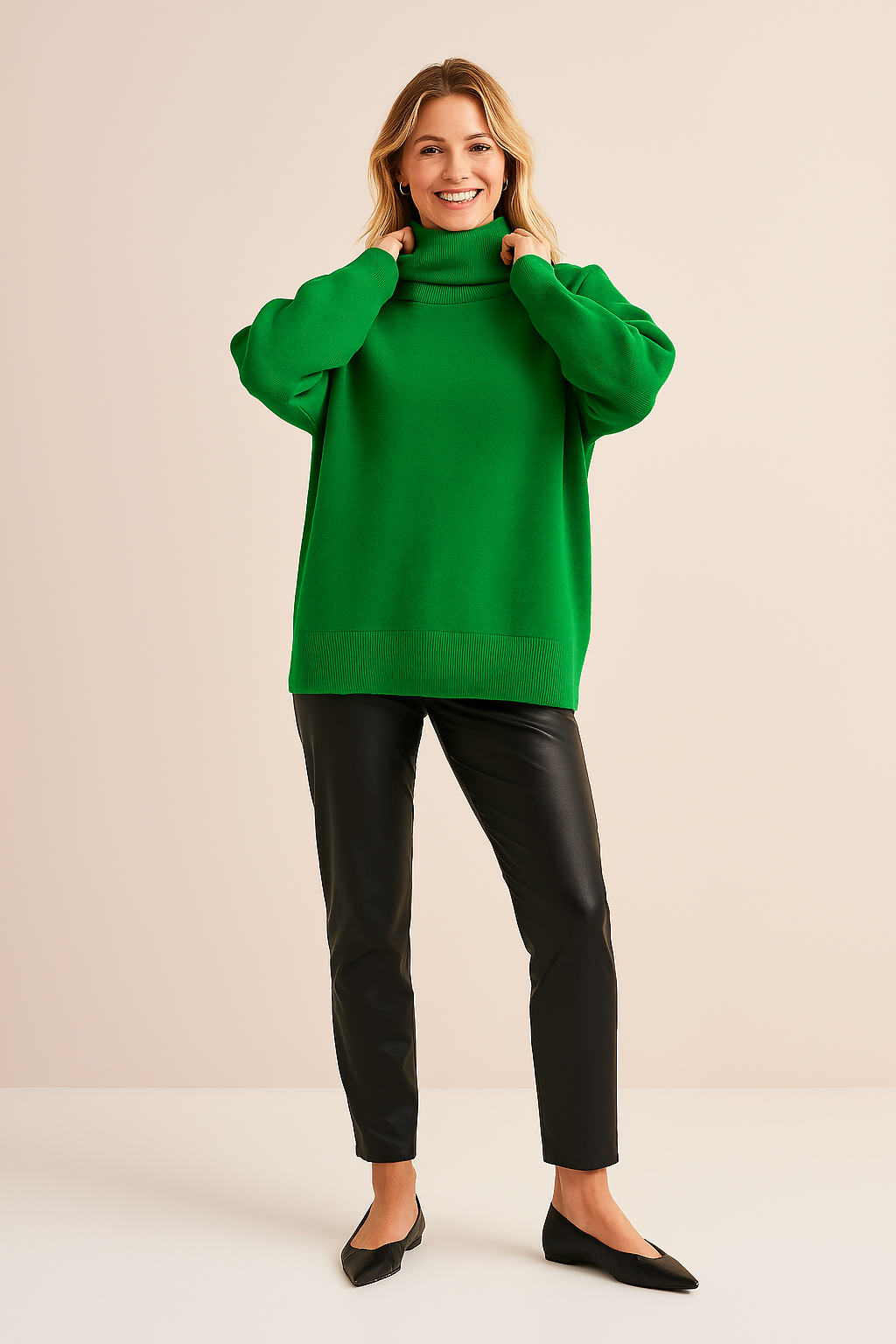 Eliza | Classic turtleneck sweater in a loose fit