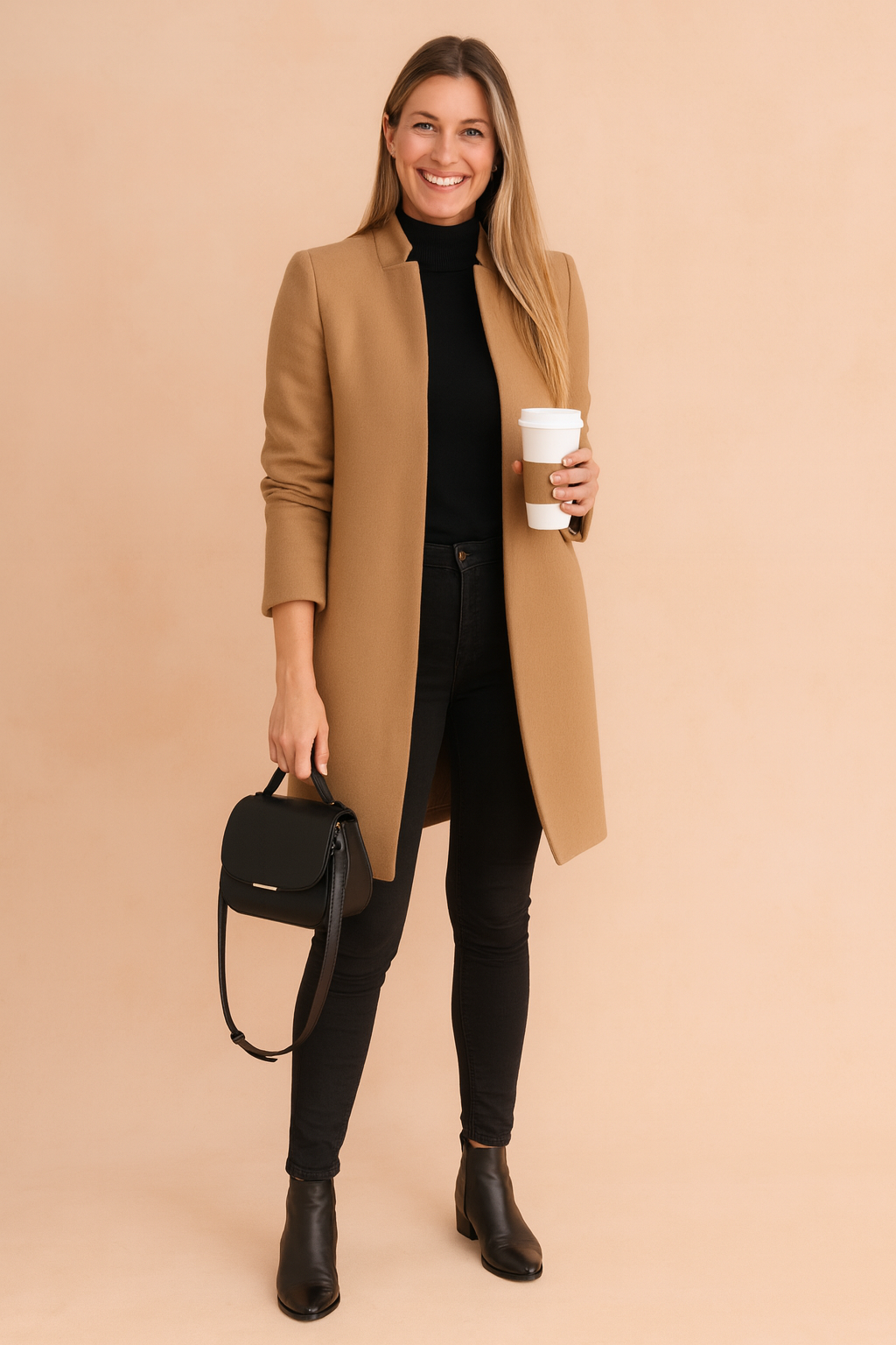 Eliza | Elegant coat with a straight cut