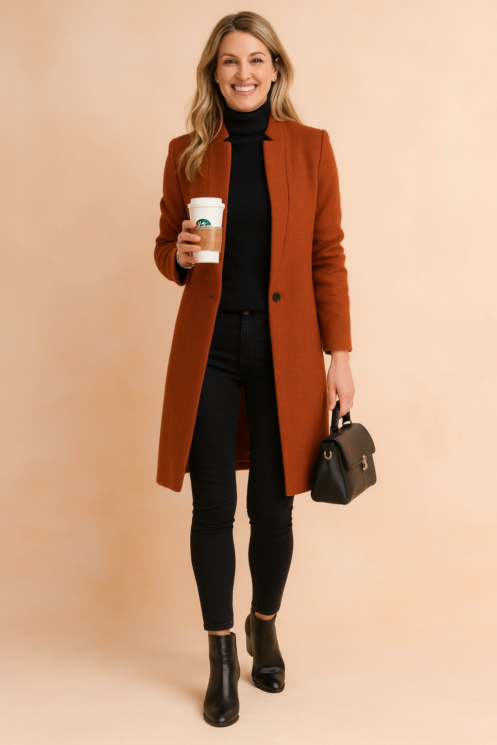 Eliza | Elegant coat with a straight cut