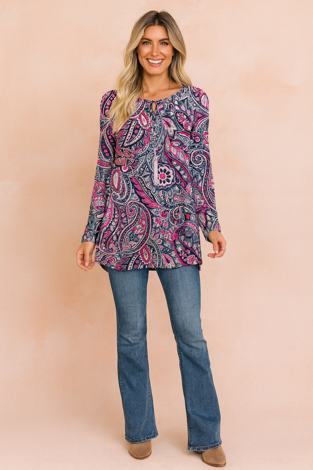 Eliza | Paisley Print Sweater