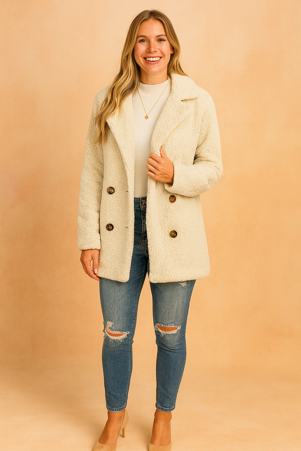 Eloria | Stylish Women's Teddy Coat