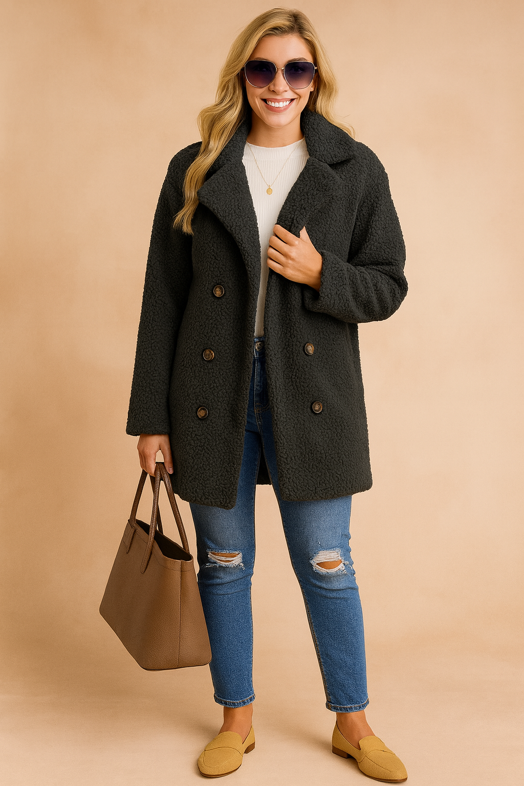 Eloria | Stylish Women's Teddy Coat