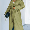 Harlani | Women's Double-Breasted Trench Coat | Long
