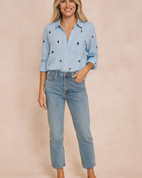 JENNIFER | Classic shirt blouse with a casual style