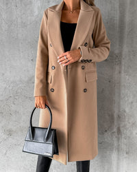 KATE | Woolen Coat Long Fit Women