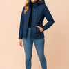Karina | Winter Jacket with Hood and Fashionable Pattern