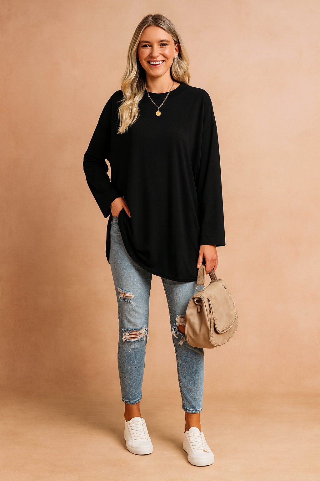 Kinga | Loose oversize sweater