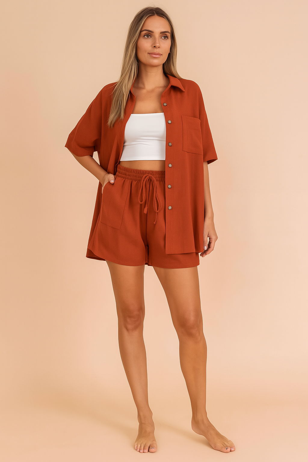 Kirra | Comfortable, loose top and casual short set