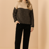 Klara | Geometric panel sweater